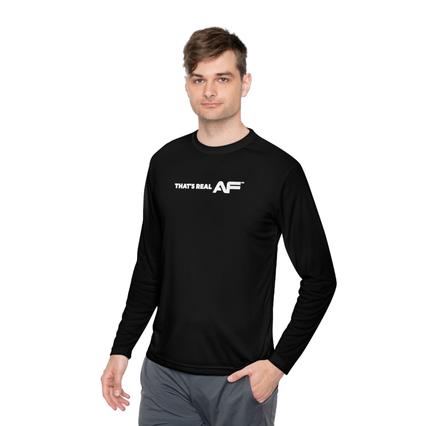 That's Real AF Lightweight Training Long Sleeve Tee