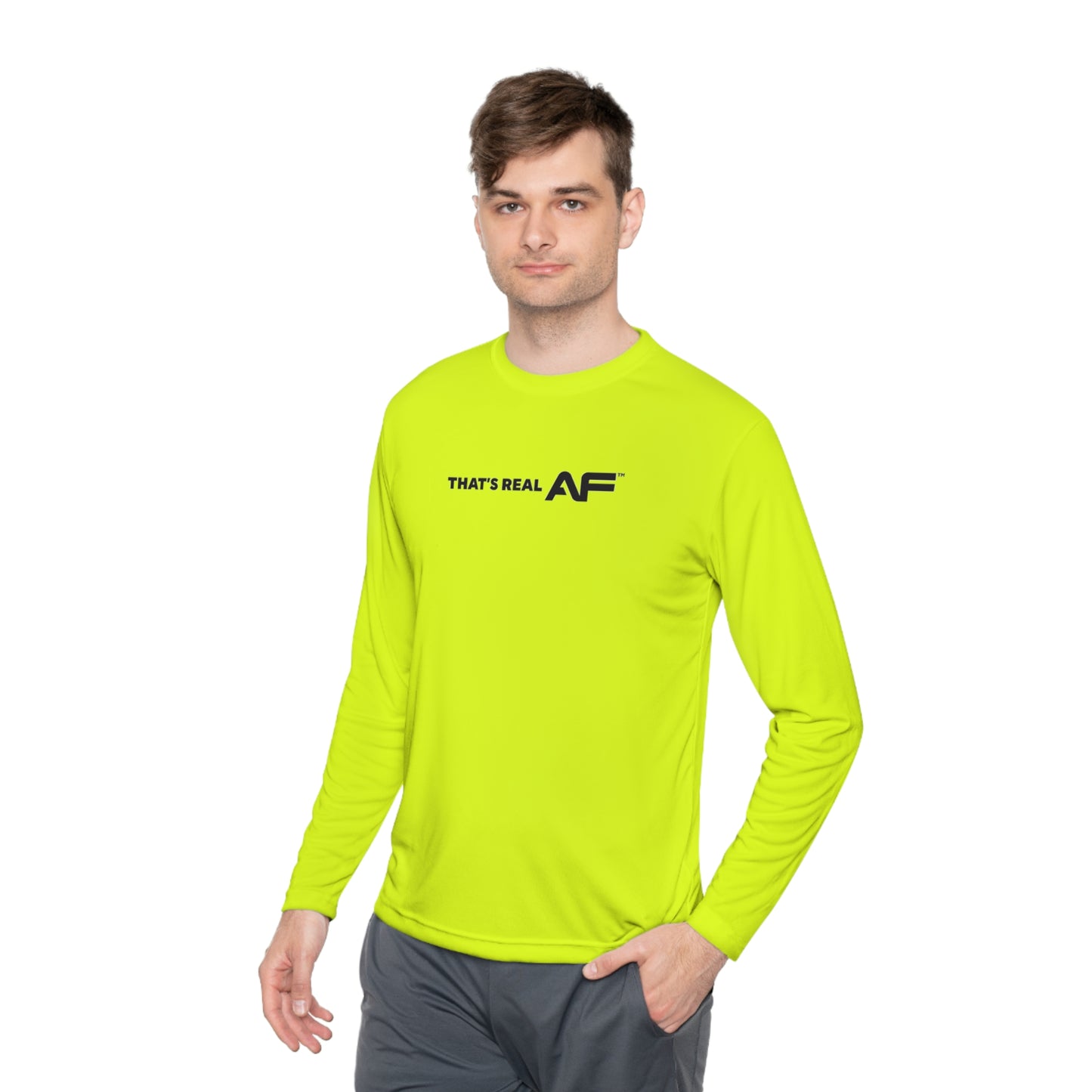 That's Real AF Lightweight Training Long Sleeve Tee