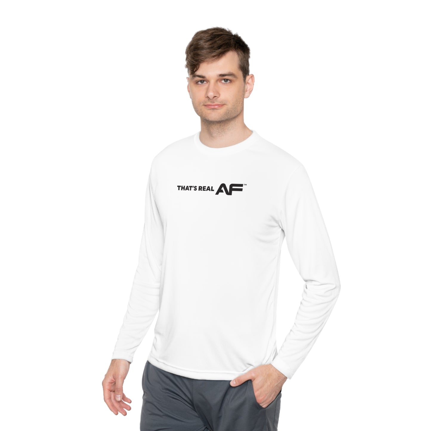 That's Real AF Lightweight Training Long Sleeve Tee