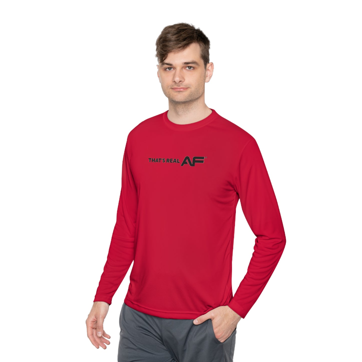 That's Real AF Lightweight Training Long Sleeve Tee