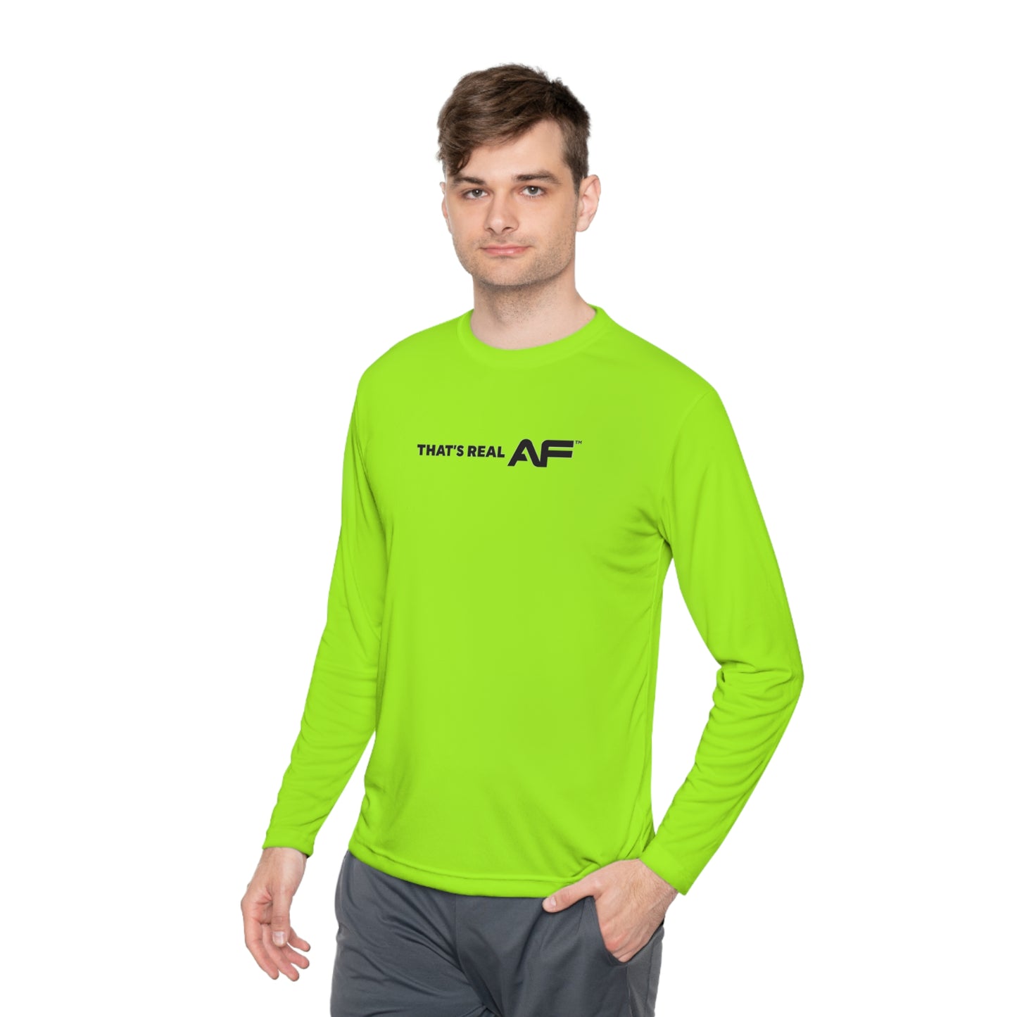 That's Real AF Lightweight Training Long Sleeve Tee