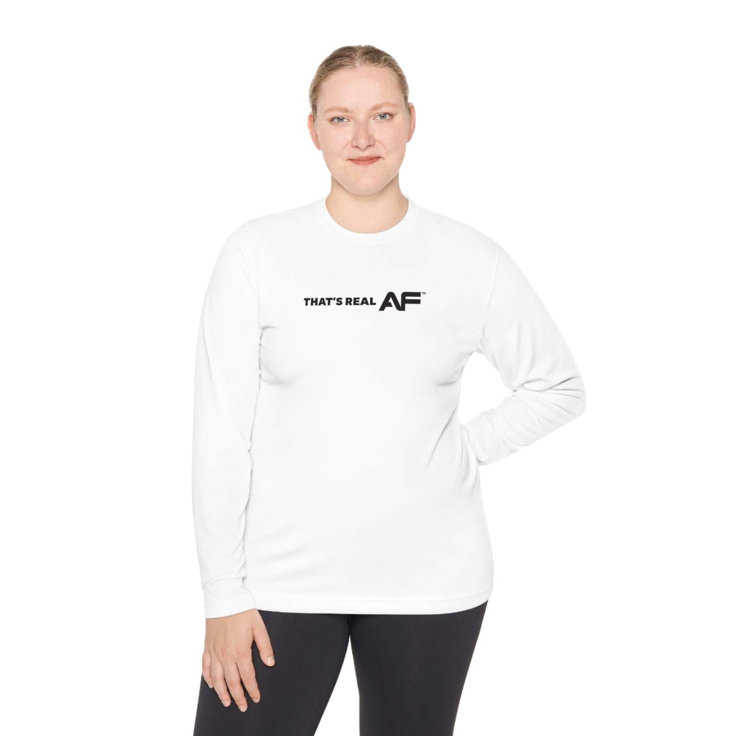 That's Real AF Lightweight Training Long Sleeve Tee