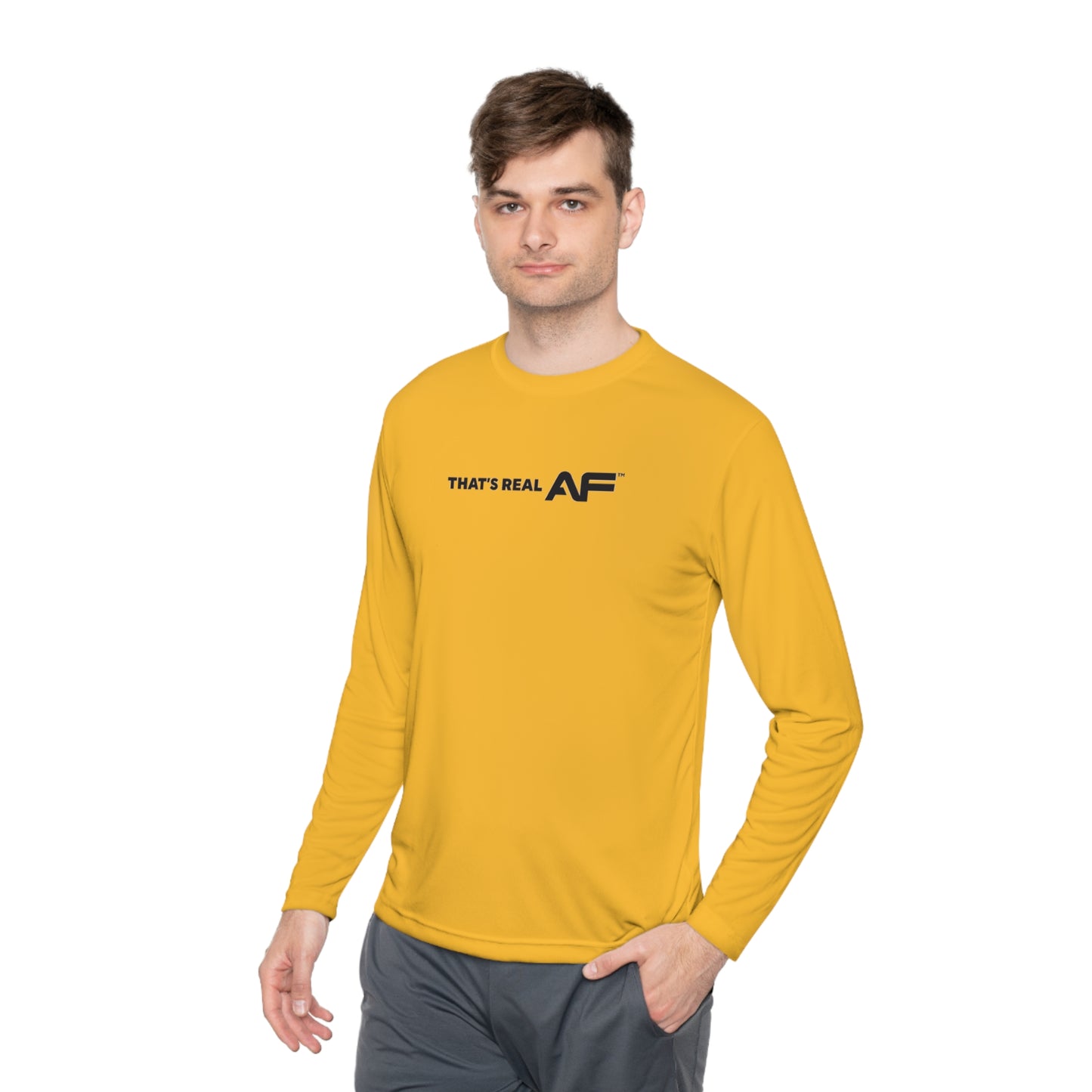 That's Real AF Lightweight Training Long Sleeve Tee