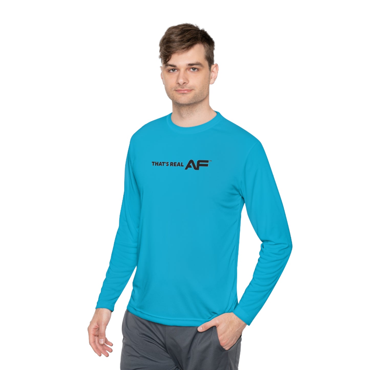 That's Real AF Lightweight Training Long Sleeve Tee