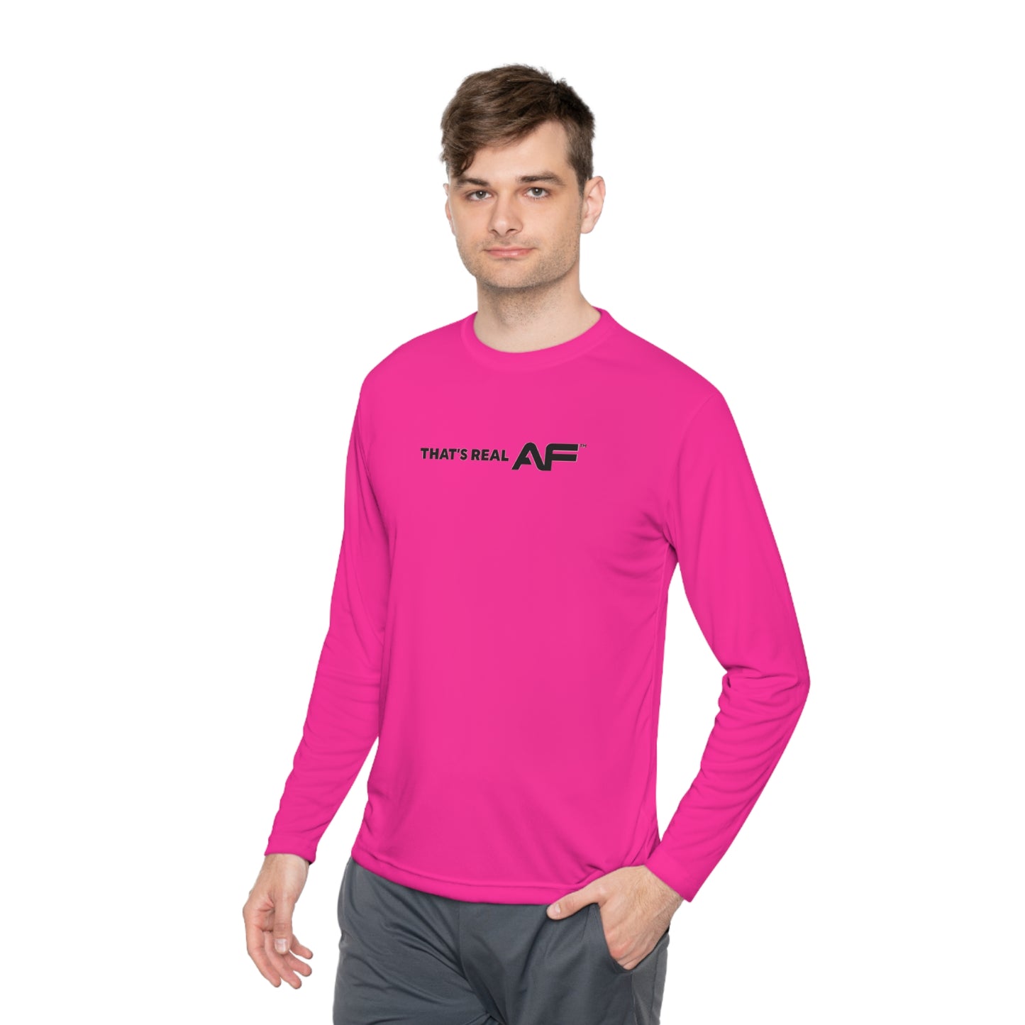 That's Real AF Lightweight Training Long Sleeve Tee