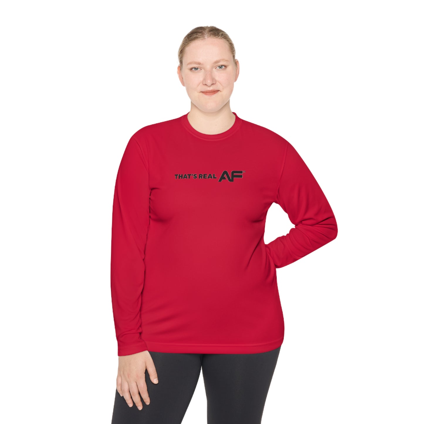 That's Real AF Lightweight Training Long Sleeve Tee